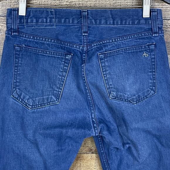 Rag & Bone Fit 2 Slim Jeans Standard Issue Blue Rochester Size 30 x 33 - Picture 5 of 10